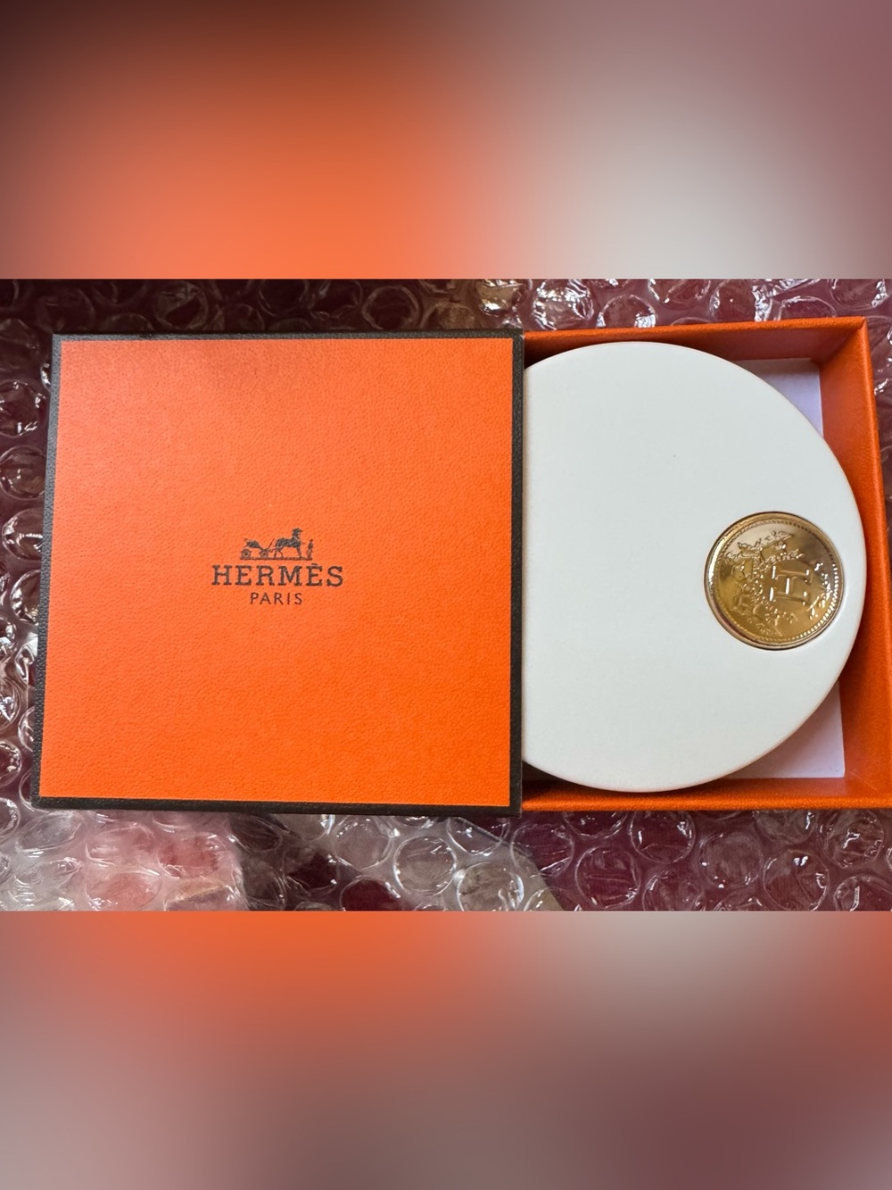 Brand new Hermes silky rose hermes 45 blush in box 0.21 ounce blush
